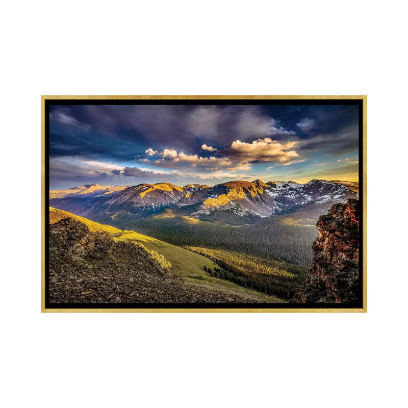 Parc national des montagnes Rocheuses, Colorado, États-Unis Paysage montagneux et Valley au coucher du soleil par Jaynes Gallery-impression d’art graphique