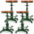 Jaitun Swivel Pine Solid Wood Adjustable Height Counter Stool with Steel Frame-903460918-941755351