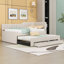 Upholstered Daybed with Trundle and 1 Drawer-1372267413-1372267411