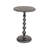 Alexander Hammered Metal Table, Black-574419064