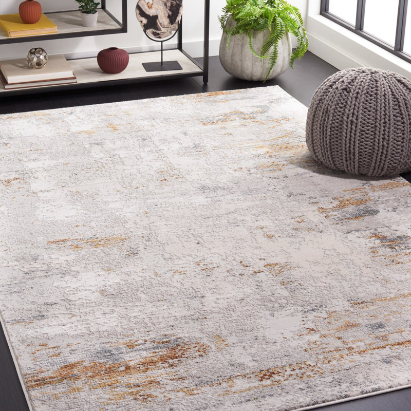 Princeton Performance Abstract Rug, Rectangle 5'3" x 7'6"