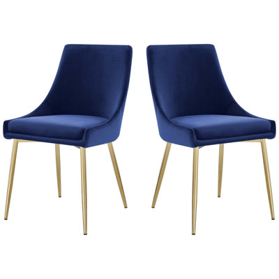 Modway Viscount Performance Velvet Dining Chairs