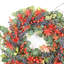 Couronne de porte artificielle d'automne 24 po