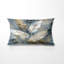 Coussin Boho Feather - Or et gris-135800741