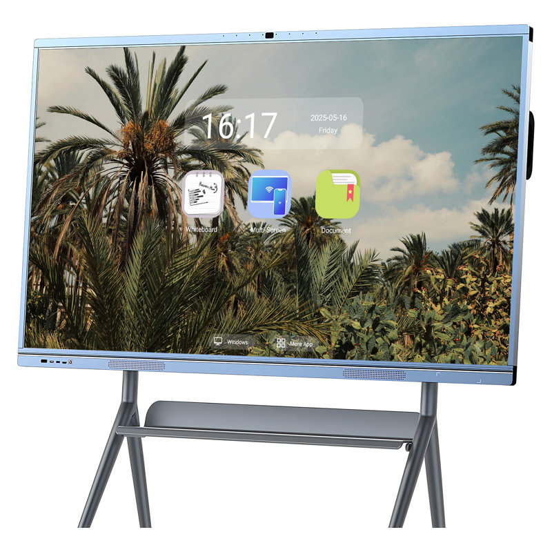 JYXCN Smart Board All-in-One Touch - Interactive Whiteboard with Dual System, Cloud Sharing Functionality, Ideal for Interactive Classrooms, Office Collaborations & Captivating Presentations
