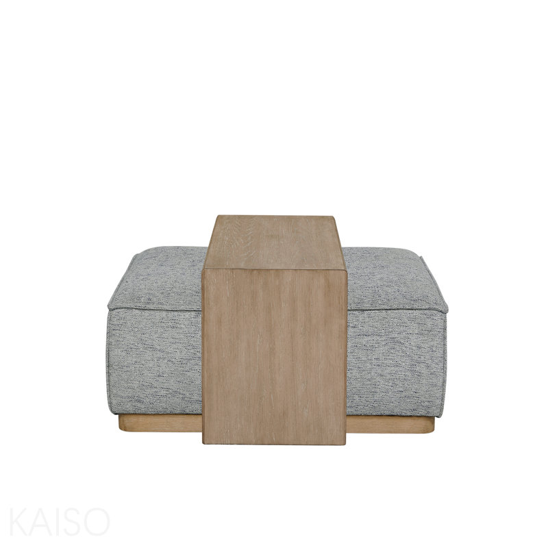 Table repose-pieds et repose-pieds - gris, Gris