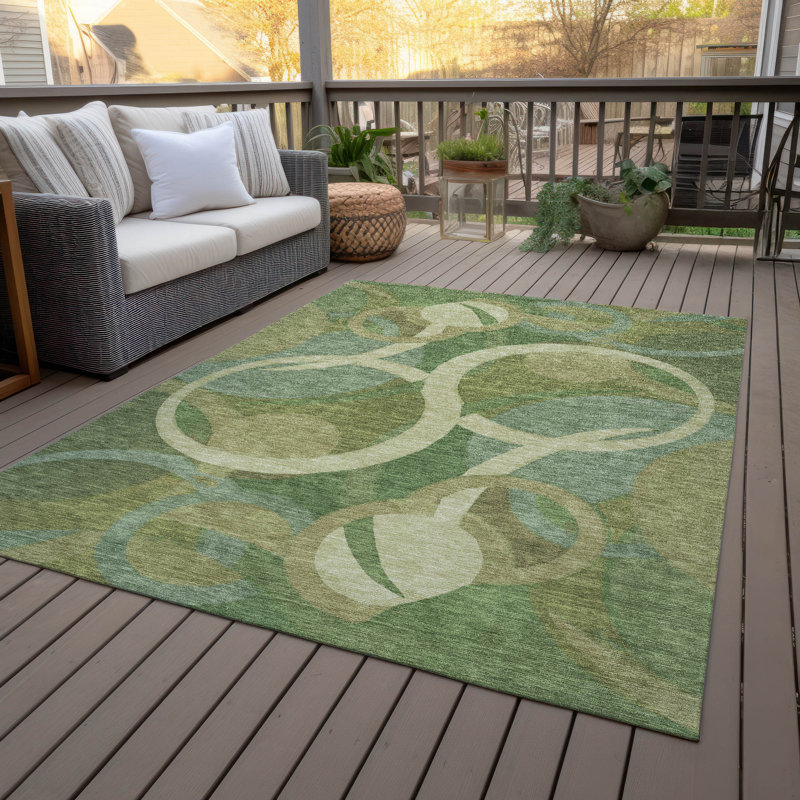 Tapis intérieur / extérieur lavable à la machine Braithwaite ACN2167, Rectangle 5 pi x 7 pi 6 po