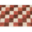 Tapis à damier oriental Gabbeh Brackston noué à la main 6 x 8