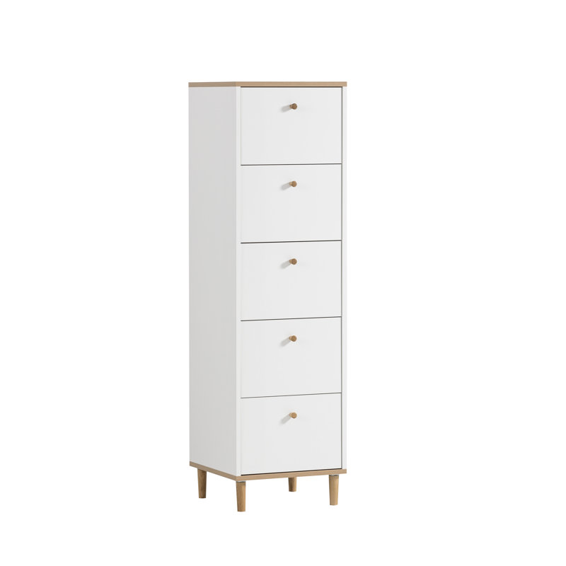 Hilda 40 cm W Chest of 5 Drawers