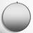Cassie Metal/Manufactured Wood Round Wall Mirror-1825838290-1825838289