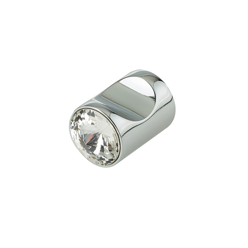Corbitt 20mm Diameter Cylindrical Knob, Polished Chrome
