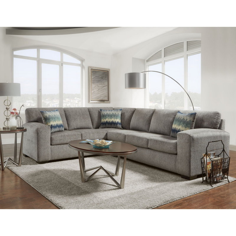 Canapé modulaire moderne en tissu Bergen Ton