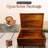 Wooden Keepsake Box with Hinged Lid & Locking Key