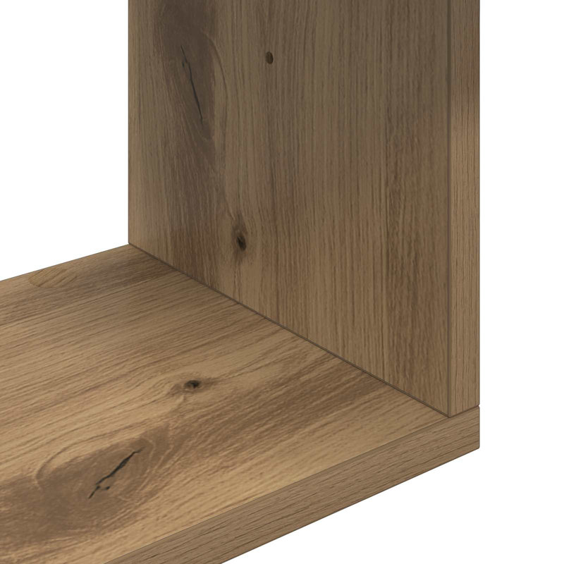  Wall Shelf with Shelf Wall-mounted with Storage Engineered Wood Modern