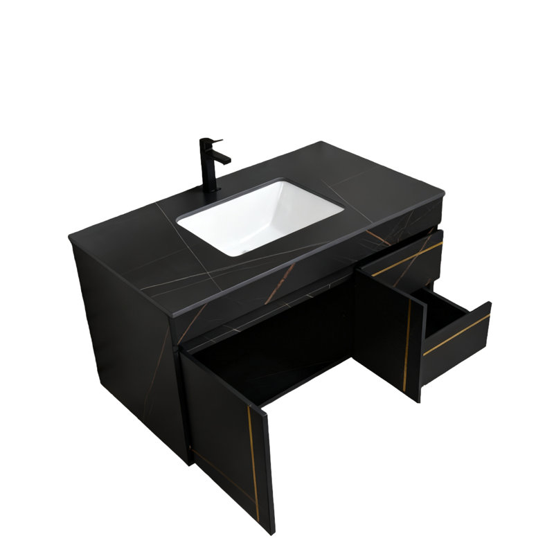 Ensemble de meuble-lavabo flottant 36 po Sanes