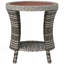 Table basse d'extérieur en osier pour patio et terrasse | Idée de cadeau-897784548