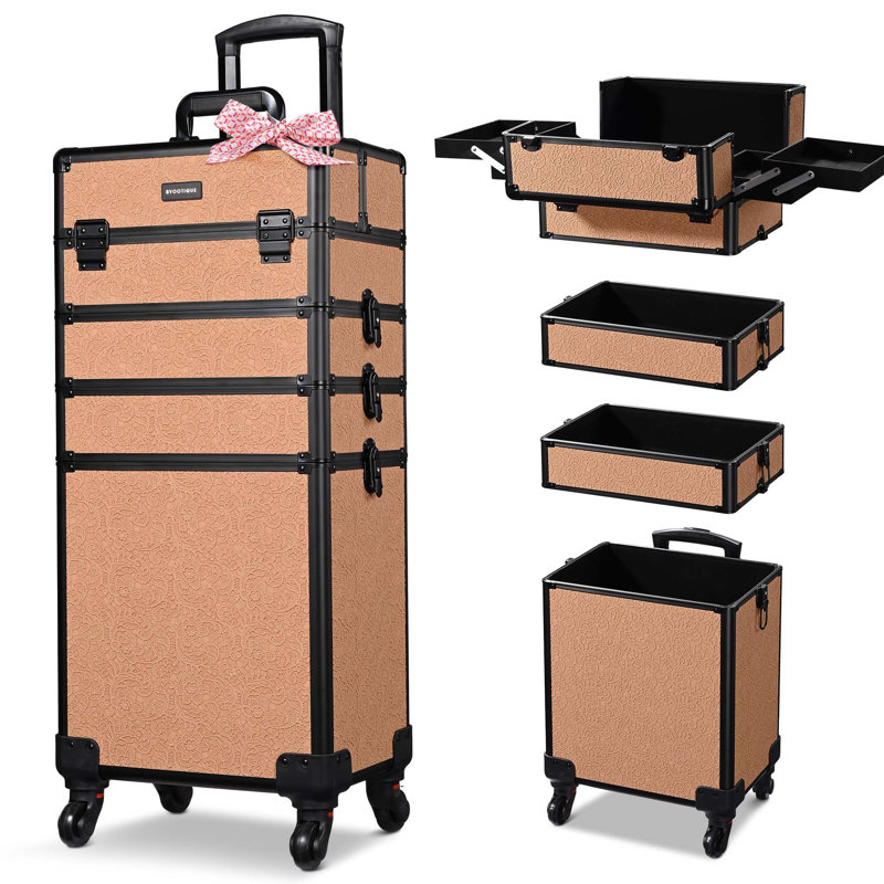 Organisateur de maquillage Byootique 4in1, Corail rococo
