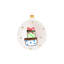 Old St. Nick 4'' Handmade Glass People Ball Ornament
