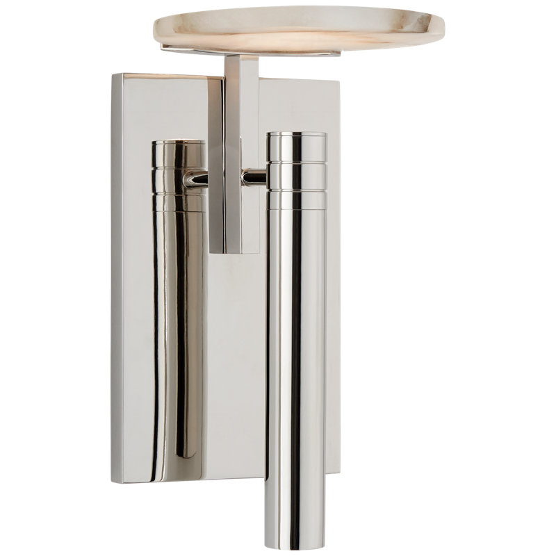 Kelly Wearstler Melange Floating Disc Sconce, Polished Nickel