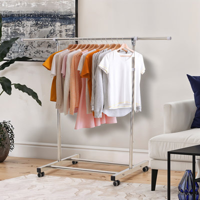 149cm Rolling Clothing Rack