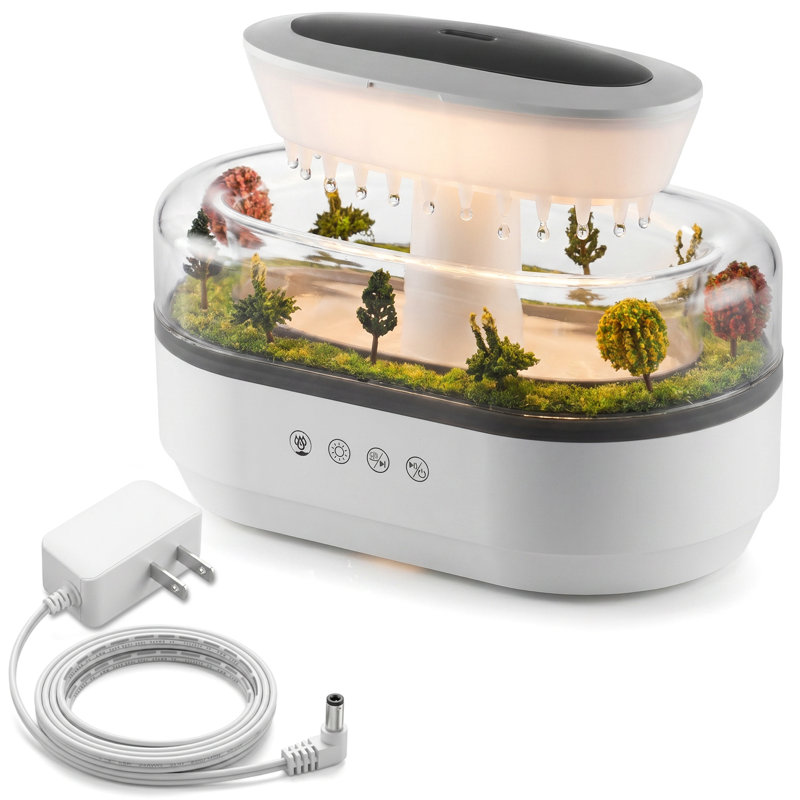 Diffuseur d'huiles essentielles Forest Mini Landscape, 250 ml, humidificateur à ultrasons à brume fraîche et aromathérapie, idéal pour les chambres, les petites pièces, le bureau et un cadeau attentionné