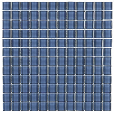 Carreau de mosaïque murale en verre 1 "x 1" Geneva