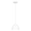 Luminaire suspendu blanc mat 8 lumières Alyvia-123223015