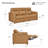 Zero Wall Power Reclining Sofa With USB & Type C