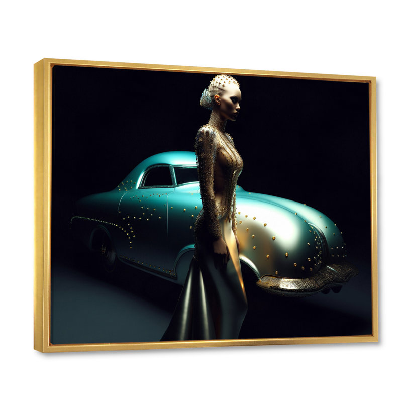 Impression sur toile Classic Classic, H 12 po x l 20 po x P 1 po, Cadre flottant doré