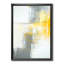 «Gray and Yellow Blue Abstract», reproduction d'art sur toile-51146026-51146035