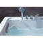 Baignoire combinée 67 po x 32 po en fibre de verre avec chauffe-eau Alcove