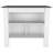 Cala Kitchen Island, Four Legs, Three Shelves-123091204-123091225
