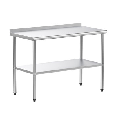 Sweeny Stainless Steel Top Height-Adjustable Workbench