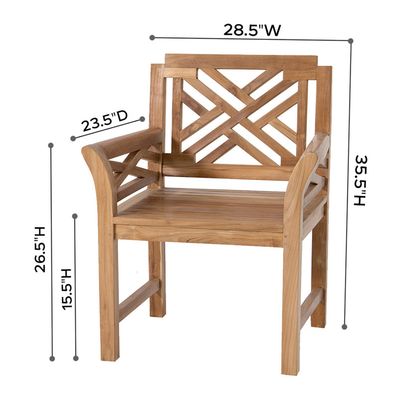 Monterey Fabric Mission Back Arm Chair, White