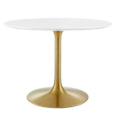 Modway Lippa 40" Round Wood Dining Table