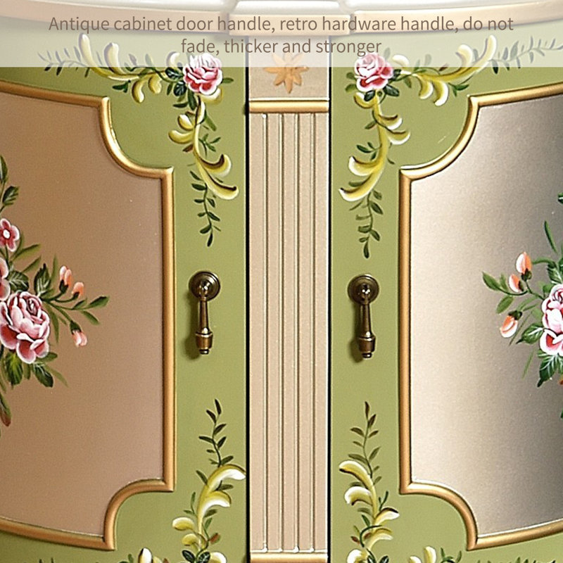 Buffet décoratif rétro en bois peint