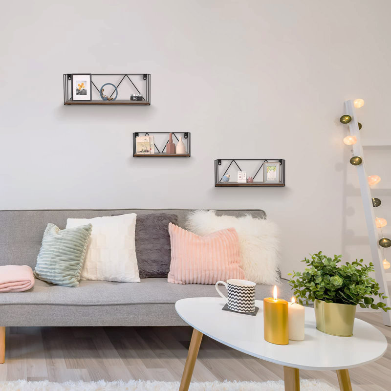 Aadhavan 3 Piece Floating Shelf
