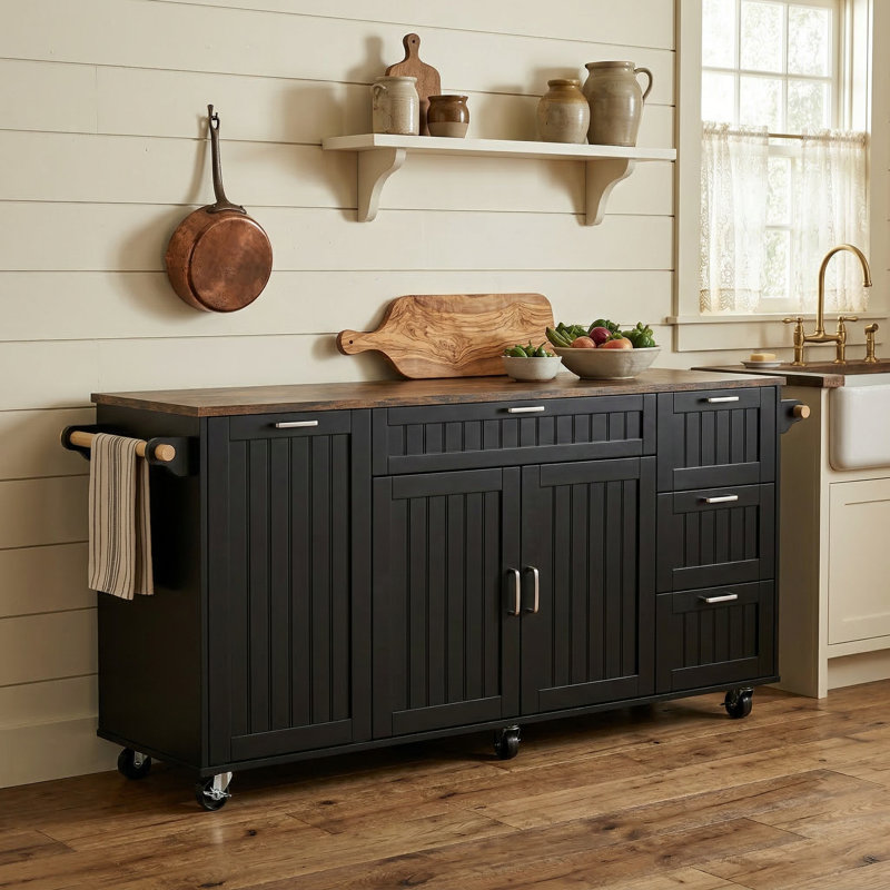 63" W Kitchen Island