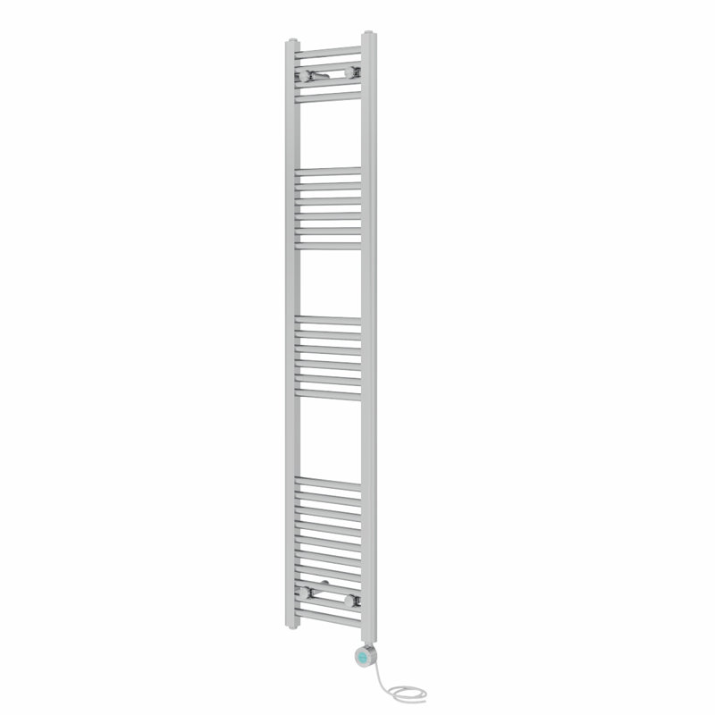 Ariany Straight Towel Rail Heated Towel Rails, 160cm H x 30cm W x 3cm D, Chrome