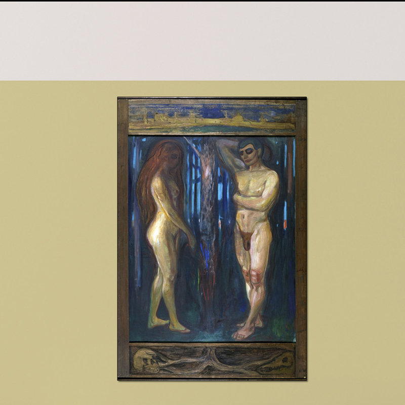 Edvard Munch - Wrapped Canvas Painting, 135cm H x 90cm W x 1.8cm D