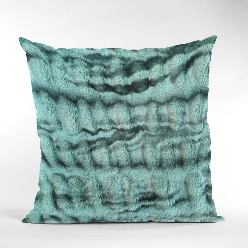Coussin décoratif en polyester / mélange de polyester, 16 po x 16 po