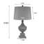Lampe de table en résine Caleesha