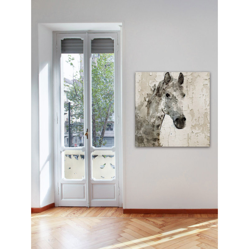 «Glaeta Horse» par Irena Orlov - reproduction, H 18 po x l 18 po, Toile tendue