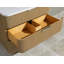 Meuble-lavabo simple en bois massif Calamigo