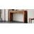 Rustic Console Table with Fluted Drawer Front, Entryway Table with Curved Corners & Thick Legs, Sturdy Sofa Table for Hallway & Living Room-1871060322
