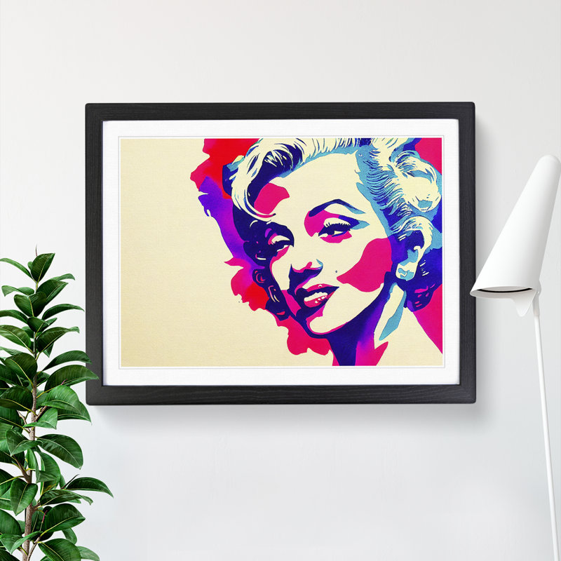 Pop Woman - Framed Print