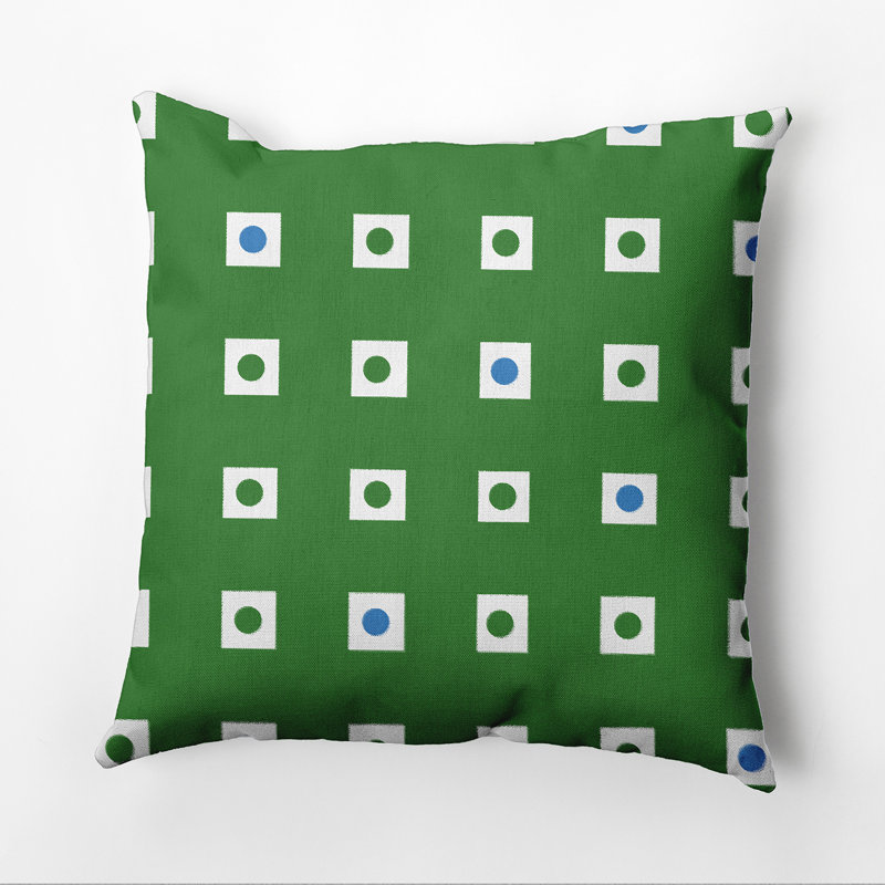 Housse et insert de coussin Coastal Calm, Vert feuille, 16 po x 16 po