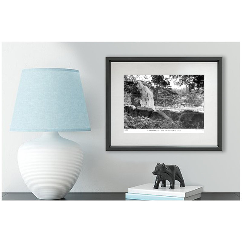Timbersbrook, The Bridestones C1955 - Single Picture Frame Print, 40cm H x 50cm W x 2.3cm D