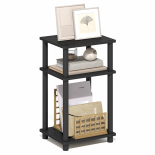 Turn-N-Tube 34.04cm W Manufactured Wood Bedside Table