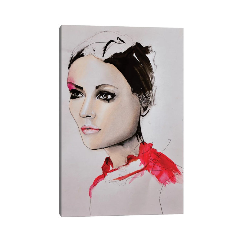 Counting Roses by Leigh Viner - Wrapped Canvas Print, 45.72cm H x 30.48cm W x 1.91cm D